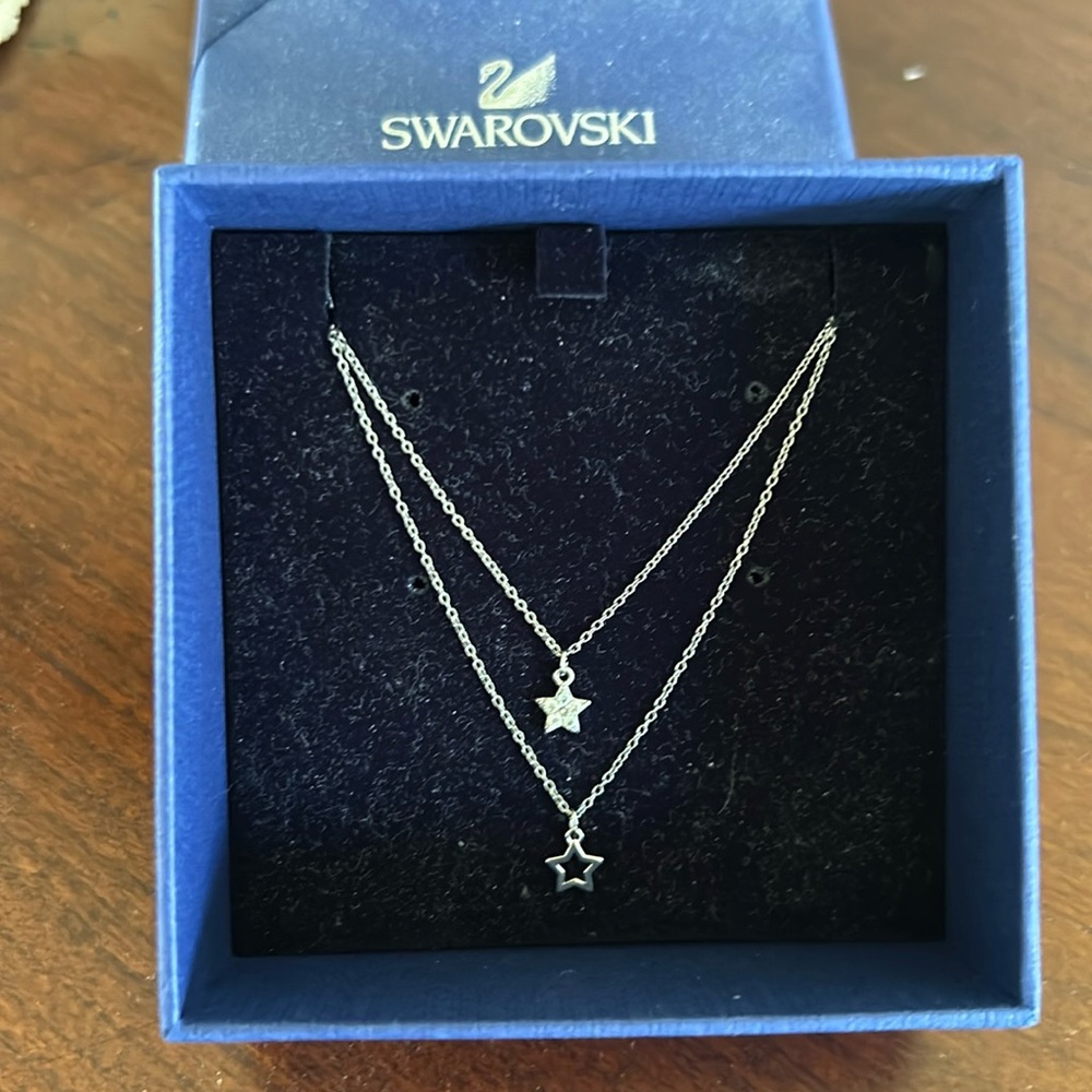 Swarovski Layered Star Necklace